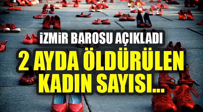 İki ayda 67 kadın öldürüldü