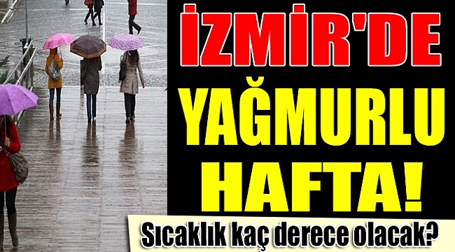 İşte İzmir'in 5 günlük hava durumu