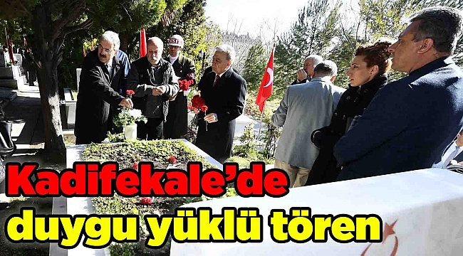 Kadifekale&#039;de duygu yüklü tören