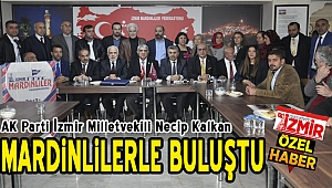 Necip Kalkan Mardinliler Federasyonu'nu ziyaret etti