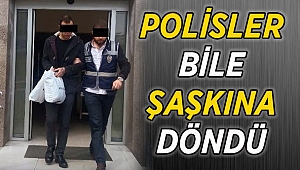 Polisler bile şaşkına döndü
