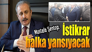 TBMM Anayasa Komisyonu Başkanı Mustafa Şentop: "İstikrar halka yansıyacak"