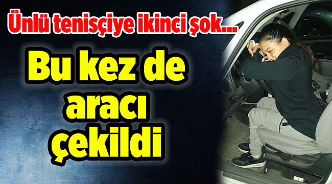 Ünlü tenisçiye ikinci şok. Bu kez de aracı çekildi