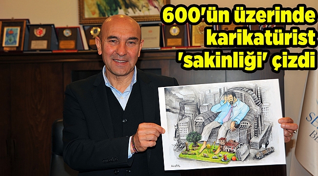 600'ün üzerinde karikatürist 'sakinliği' çizdi