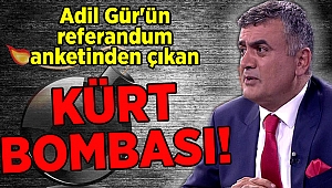 Adil Gür anketinden bu sonuç çıktı: "Kürt Bombası!"