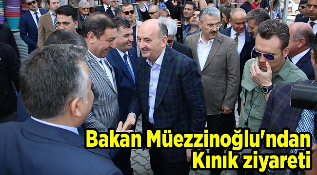Bakan Müezzinoğlu'ndan Kınık ziyareti