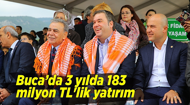 Buca’da 3 yılda 183 milyon TL&#039;lik yatırım