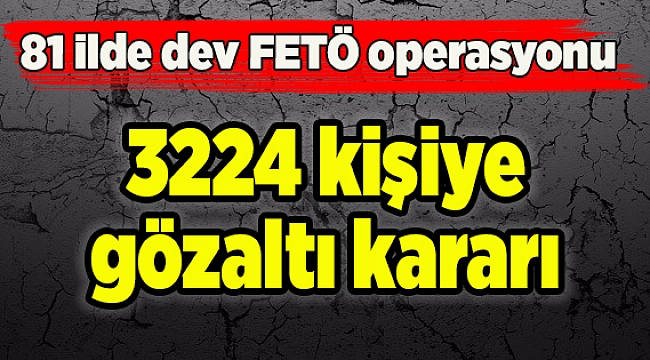Emniyetten dev operasyon...