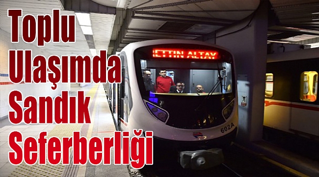 İzmir’de toplu ulaşımda referandum seferberliği!