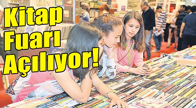 Kitap fuarı açılıyor
