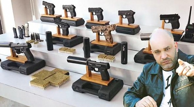 Şarkıcının evinde cephane çıktı!