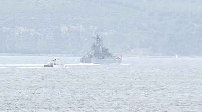 TSK: Rus askeri gemisinin mürettebatının tamamı kurtarıldı