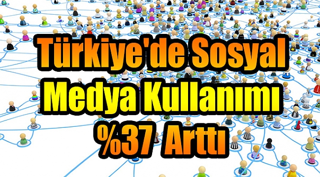 Türkiye&#039;de Sosyal Medya Kullanımı %37 Arttı