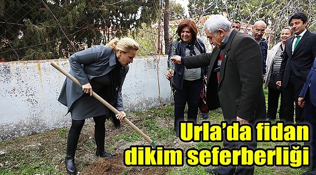 Urla’da fidan dikim seferberliği