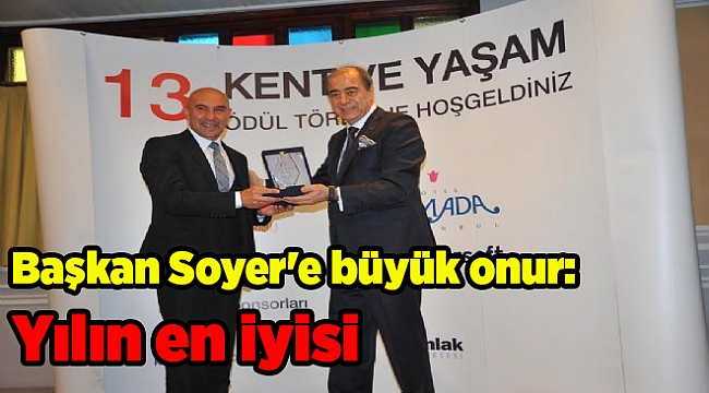 Başkan Soyer'e büyük onur: Yılın en iyisi