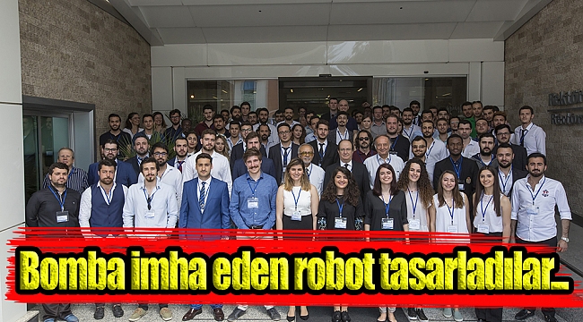 Bomba imha eden robot tasarladılar...