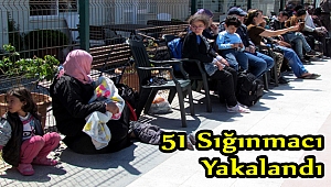 Çeşme'de 51 sığınmacı yakalandı