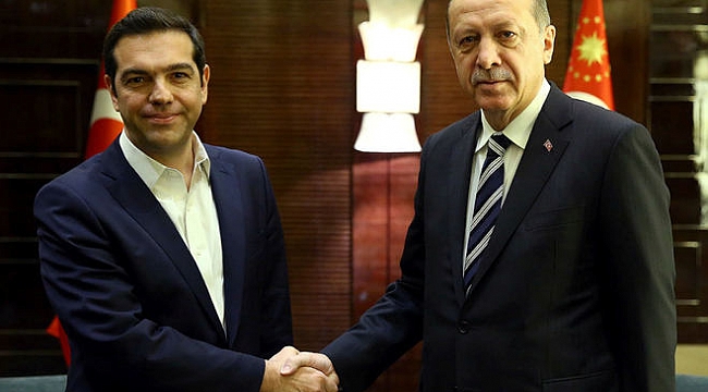 Cumhurbaşkanı Erdoğan, Çipras'ı kabul etti