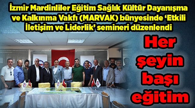 Her şeyin başı eğitim