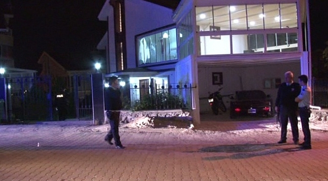 İş adamının evine kalaşnikoflu saldırı