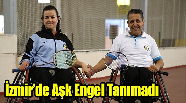 İzmir'de aşk engel tanımadı: Hem madalyaları hem aşkı buldular!