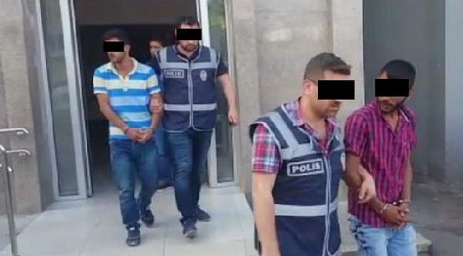 İzmir'de çocukları gasp eden zanlılara suç üstü!