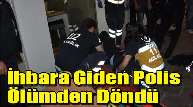 İzmir'de feci kaza: İhbara giden genç polis ölümden döndü