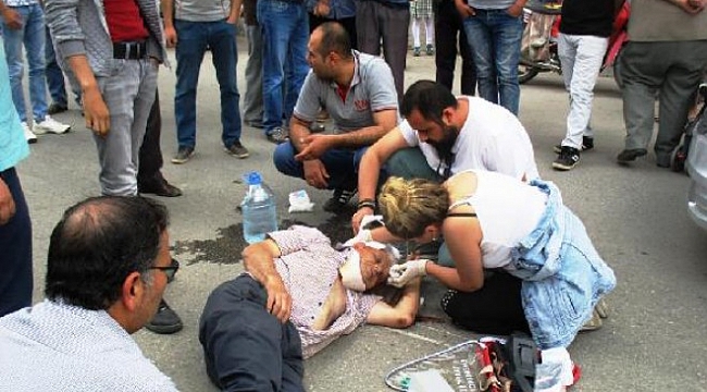 İzmir'de kaza: 'Cankurtaran hemşire' yine işbaşında!