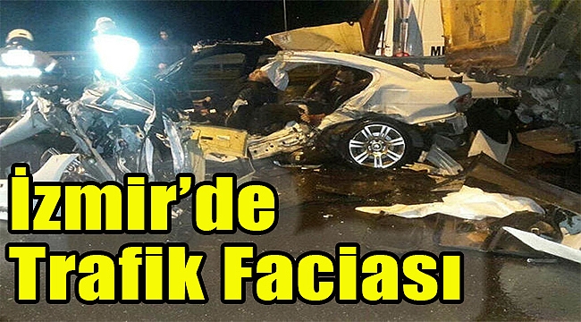 İzmir'de trafik faciası