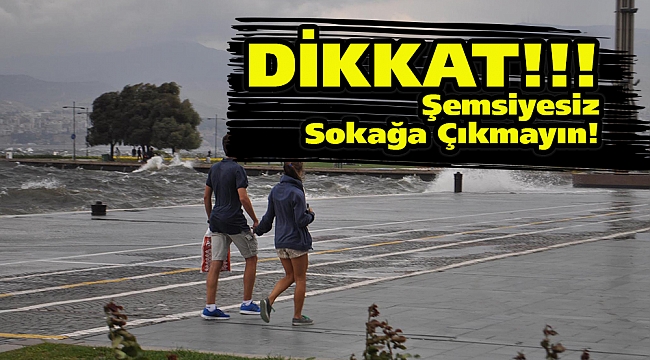 İzmir'e yağmur geliyor