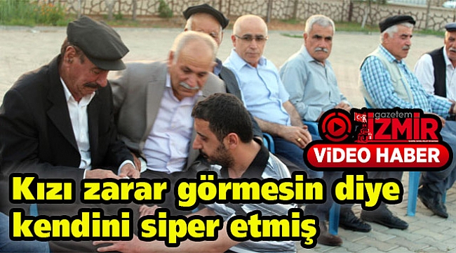 Kazada kızı zarar görmesin diye kendini siper etmiş