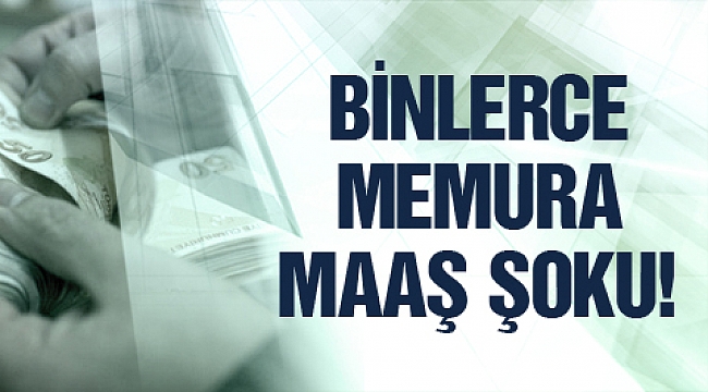 Memura maaş şoku... 116 TL'si...