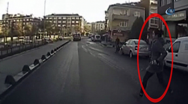 Otobüs şoförünün dikkati faciayı önledi!