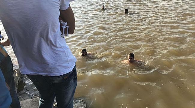 Serinlemek isterken gölette kayboldu
