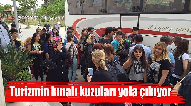 Turizmin kınalı kuzuları yola çıkıyor