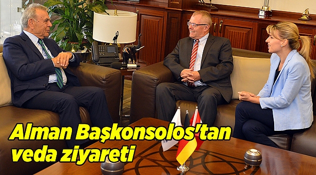 Alman Başkonsolos'tan veda ziyareti