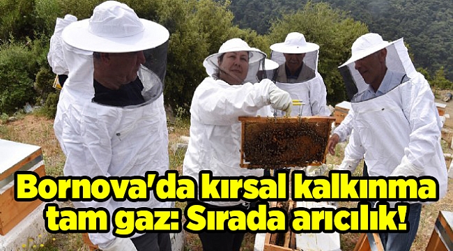 Bornova'da kırsal kalkınma tam gaz: Sırada arıcılık!