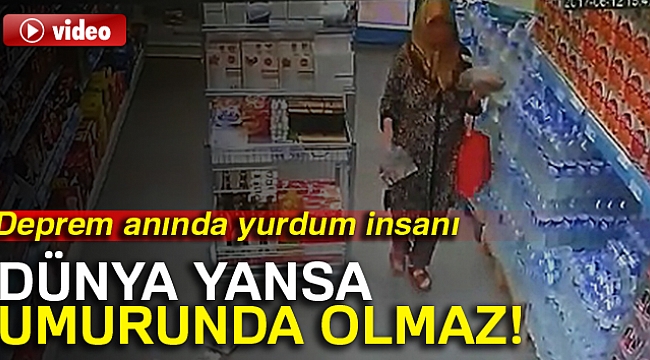 Depremde yurdum insanı... Dünya yansa umurunda olmaz...