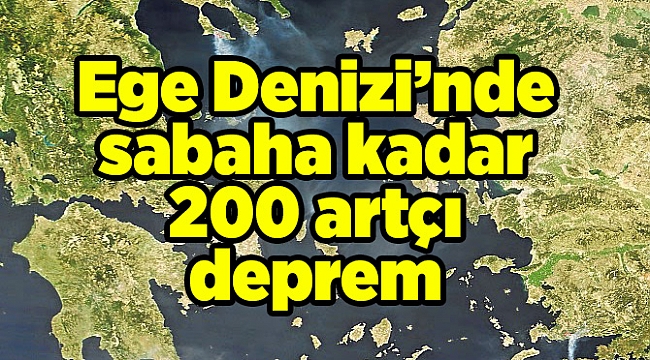 Ege Denizi sabaha kadar beşik gibi sallandı