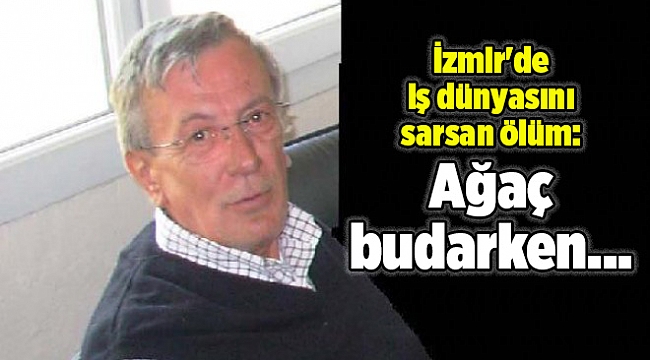 İzmir'de iş dünyasını sarsan ölüm: Ağaç budarken...