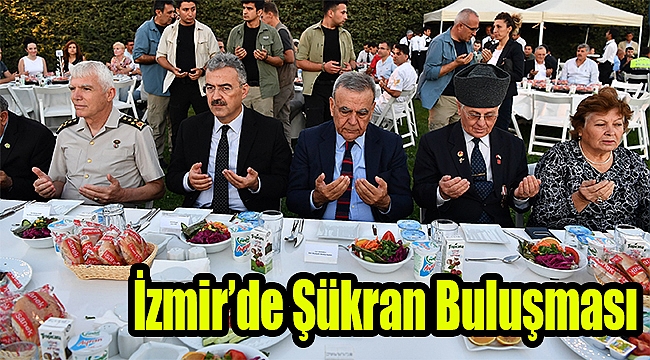 İzmir'de şükran buluşması