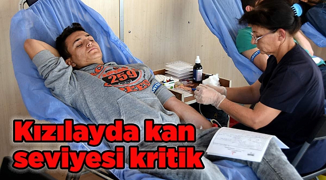 Kızılayda kan seviyesi kritik