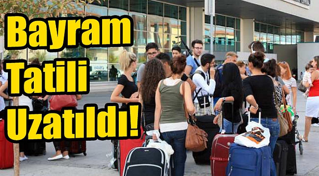 Öğretmenler için bayram tatili uzatıldı