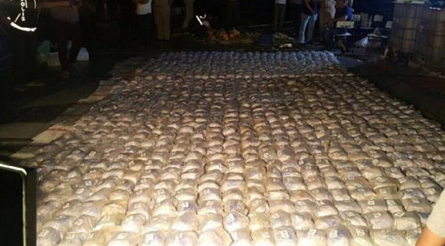 Rekor miktarda eroin ele geçirildi!