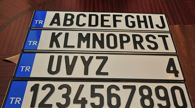 Standart dışı plakalara ceza yağdı