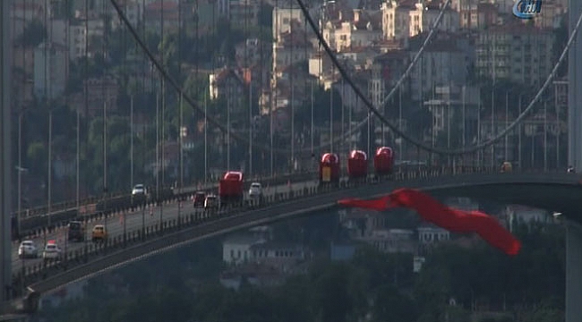 15 Temmuz Şehitler Köprüsü yeniden trafiğe açıldı