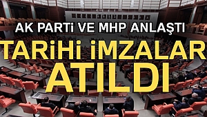 AK Parti ve MHP anlaştı! Tarihi imzalar atıldı