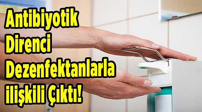 Antibiyotik direnci dezenfektanlarla ilişkili çıktı