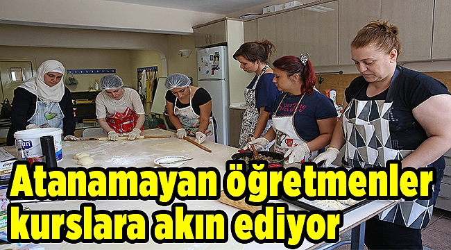 Atanamayan öğretmenler kurslara akın ediyor