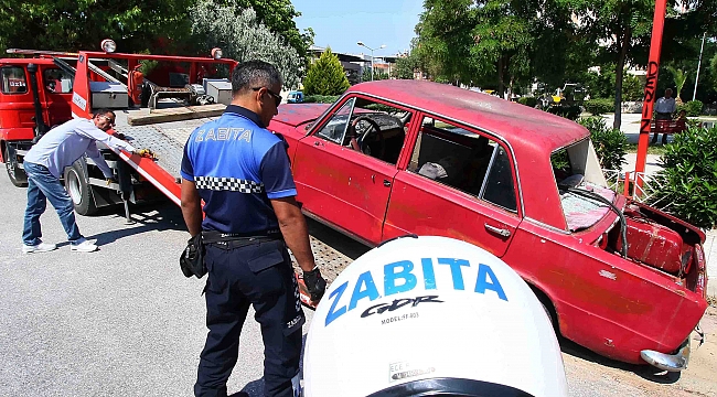 Bayraklı’da hurda araçlara geçit yok